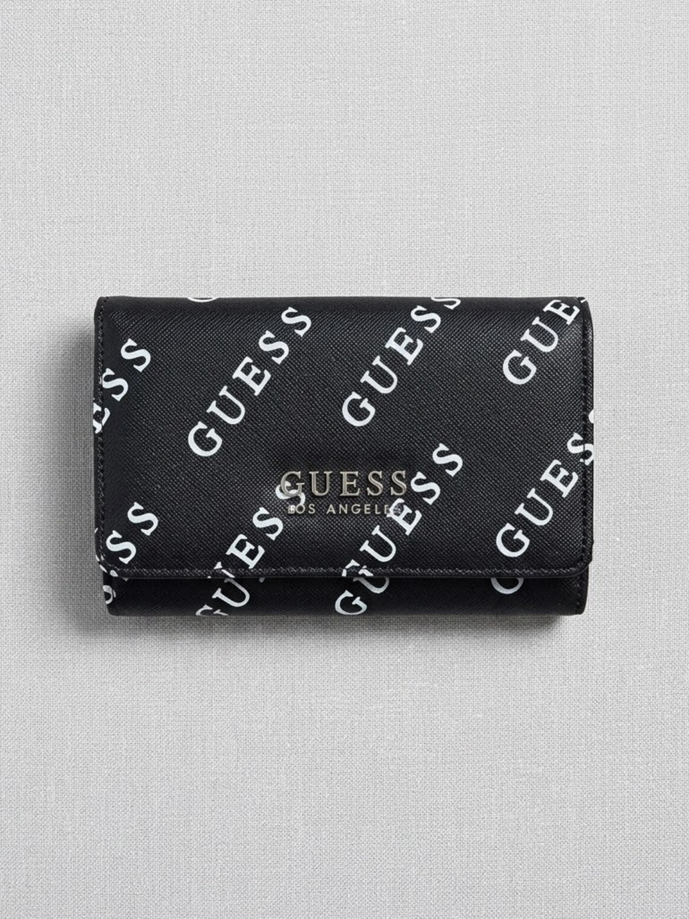 GUESS Acoma Logo Print Phone Organizer Wallet